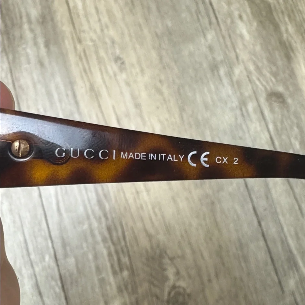 Gucci Oversized Tortoise Brown Gradient Butterfly Sunglasses GG Logo